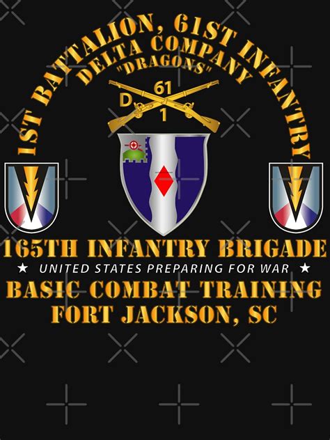 Army D Co 1st Bn 61st Infantry Bct 165th Inf Bde Ft Jackson Sc