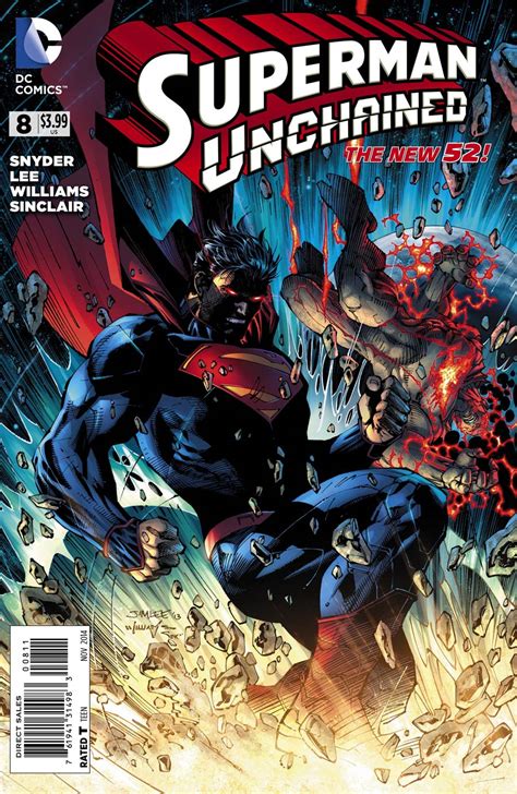 Superman Unchained 8 Cover A Regular Jim Lee Cover