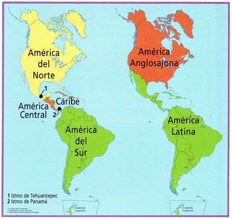proyecto geografia 2 divisiones de america