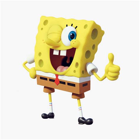Spongebob 3d Model In Fbx Obj Max 3ds C4d