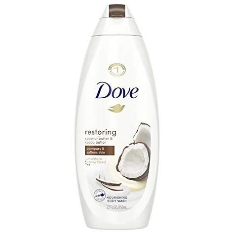 Dove Restoring Body Wash For Dry Skin Coconut Butter And Cocoa Butter 22 Oz