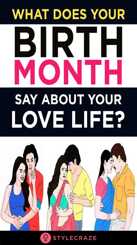 The Love Calendar Find Out What Your Birth Month Says About Your Love