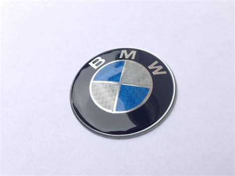 For bmw carbon fibre black & white badge decals wrap stickers all models overlays emblems fiber. BMW Blue carbon fiber hood emblem trunk emblem steering ...