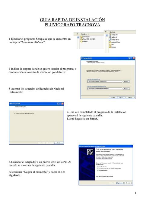 Guia Rapida De InstalaciÓn Pluviografo Tracnova