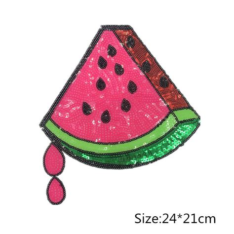 Watermelon Patches S On Beaded Patch For Clothes T Shirt Diy Motif