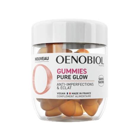 Oenobiol Pure Glow 60 Gummies Parapharmacie Pharmarket