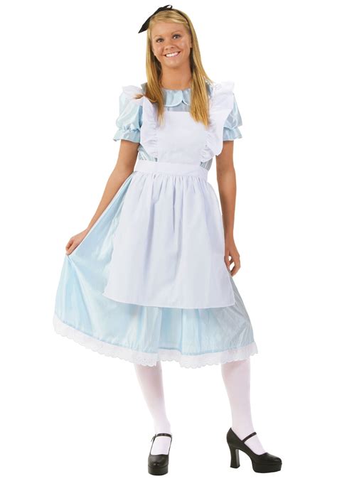 Alice In Wonderland Dress Womens Disney Halloween Costumes