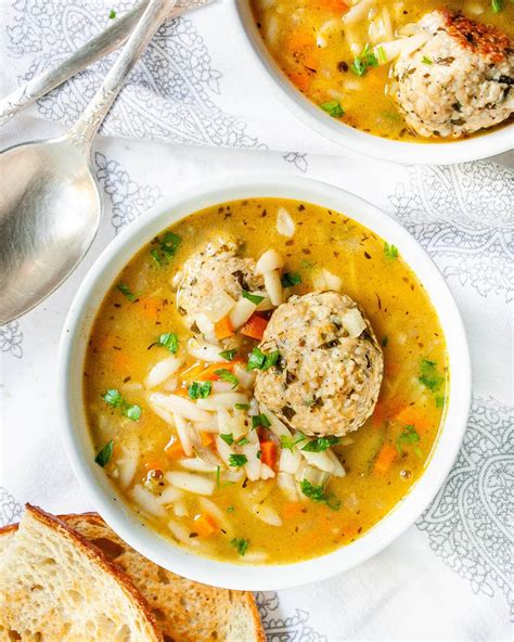 Divide the noodles and chicken into serving bowls. Chicken Meatball Noodle Soup is about to become your new ...