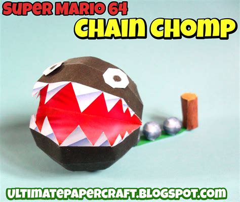 Super Mario 64 Chain Chomp — Paper Duplicator