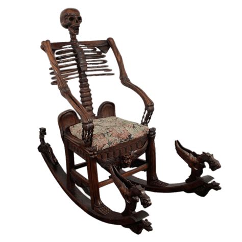 Pin amazing png images that you like. Skeletal Rocking Chair | PNGlib - Free PNG Library