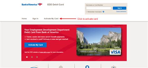 Bank Of America Edd Debit Card Online Banking