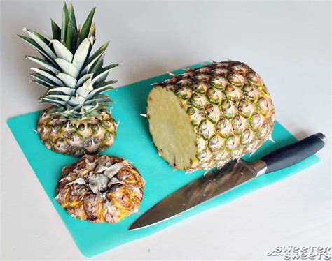 Sweeterthansweets How To Cut A Pineapple Tutorial