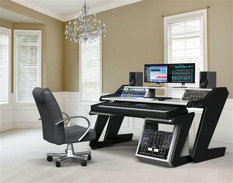 The beat desk is perfect for home and professional producers with limited space. Music Production Desk | Gallery| The desk you deserve-StudioDesk| Koper in 2020 | Music desk ...