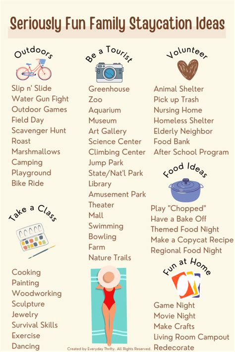 66 Awesome Staycation Ideas For Families In 2024 Everyday Thrifty