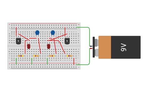 Circuit Design Led Blinker Tinkercad