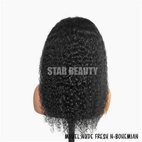 Model Model Nude Fresh Wet And Wavy Lace Front Brazilian Natural Bohemian Curl