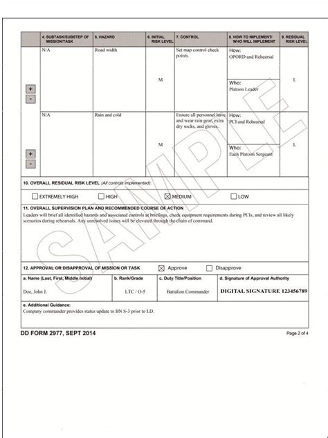 Dd Form 2977 Fillable Army Images And Photos Finder