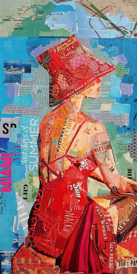 40 Amazing Collage Paintings On Canvas Free Jupiter Collage Art