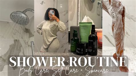 MY SHOWER ROUTINE Hygiene Routine Body Care And Self Care Routine YouTube