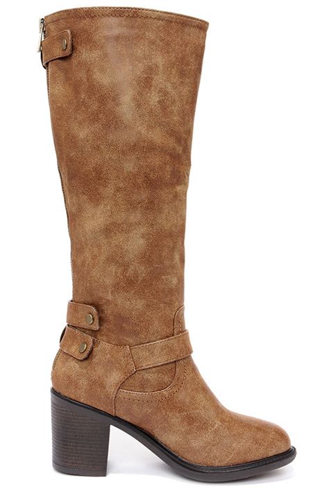 Cute Brown Boots High Heel Boots 4600