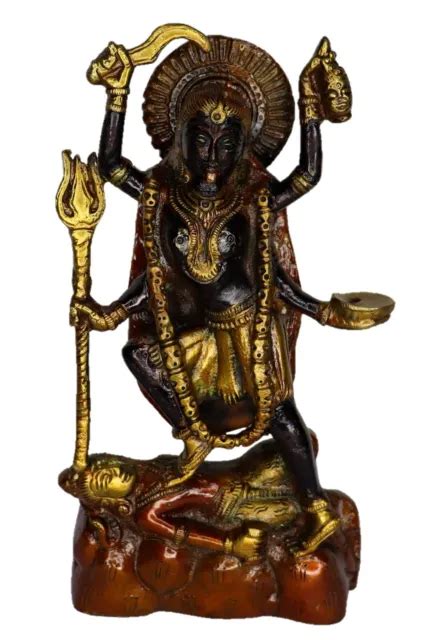 Goddess Kali Standing On Lord Shiva Hindu Poster Size X Inches
