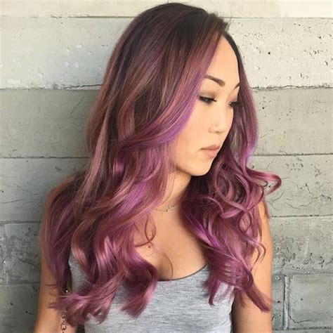 22 Sassy Purple Highlighted Hairstyles For Short Medium