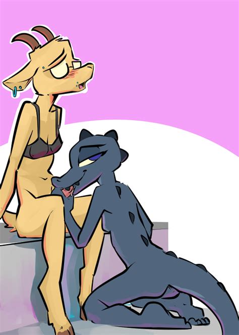 Rule 34 Alligator Bea Nitw Bottomless Bra Breasts Caprine Clothed