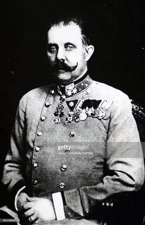 Photograph Of Archduke Franz Ferdinand Of Austria An Archduke Of