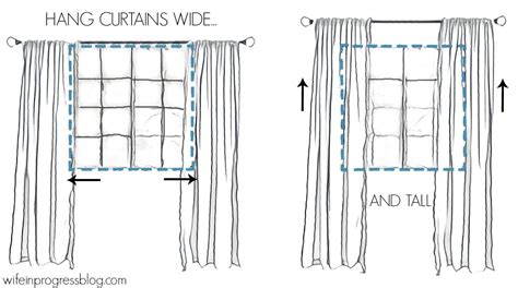 How To Hang Curtains Wide And Tall Is What You Need To Remember