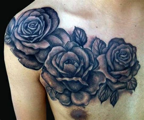 You can go for a rose vine tattoo and that will look perfect on back. Top 35 Best Rose Tattoos For Men - An Intricate Flower