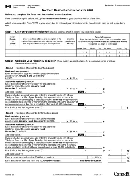 Northern Residents Deductions 2020 2024 Form Fill Out And Sign
