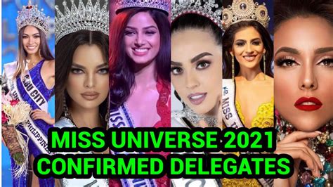 Miss Universe 2021 Confirmed Delegates Who Standout Youtube