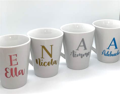 Personalised Oz Cl Mug With Initial And First Name In Etsy