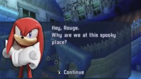 Sonic Rivals 2 Knuckles And Rouge At The Spooky Mansion Fandub Youtube