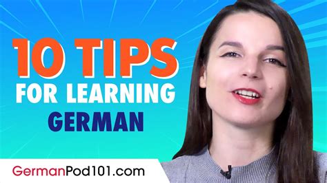 Top 10 Tips For Learning German Youtube