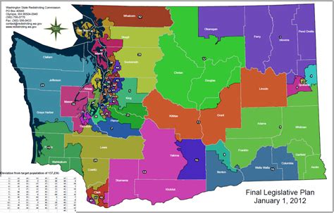 17th Legislative District Washington Map Map