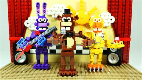 How To Build Lego Fnaf Show Stage Lego Five Nights At Freddys Custom