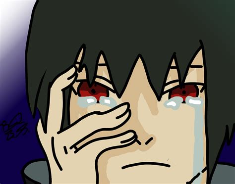 Itachi Uchiha Crying