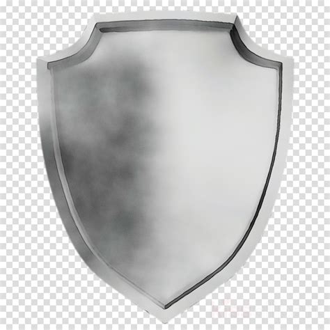 Silver Background Clipart Shield Metal Silver