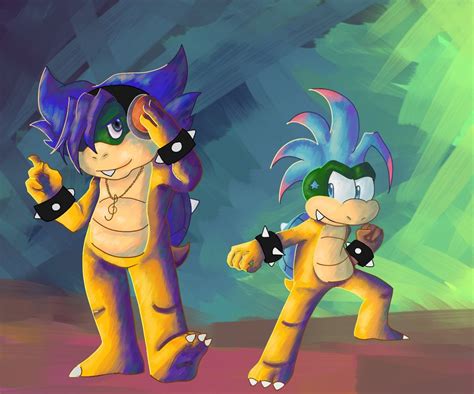 Reverse Koopaling Ludwig And Larry By Lucario On