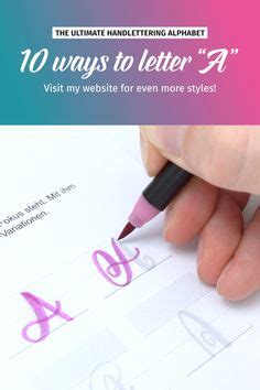 Handlettering 10 Ways To Letter EN Handschrift Zeichnung