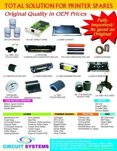 Plastic Misc Part Laser Printer Parts At Rs 1500 In Ahmedabad Id