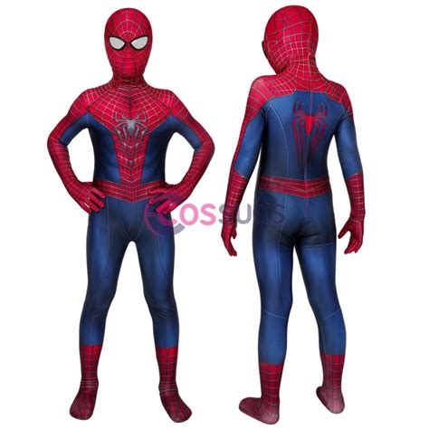 Spider Man Cosplay Costumes For Kids The Amazing Spiderman Halloween