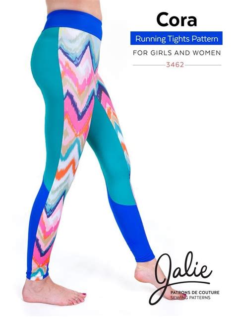 Jalie Running Tights Leggings And Shorts Sewing Pattern 3462 Cora 27 Sizes For Women And Girls