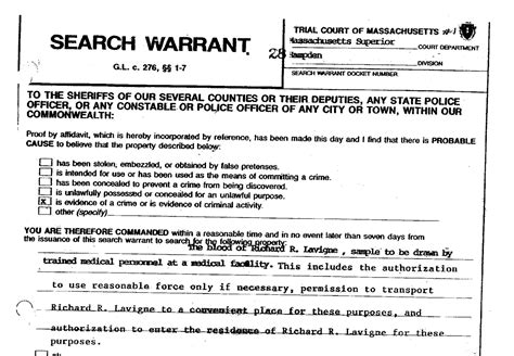 Active Warrant Search