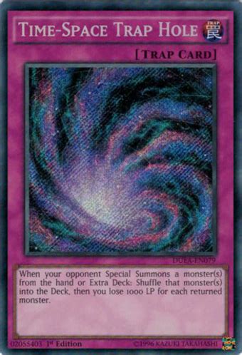 Trap cards aren't as important nowadays as they used to be, having to wait a turn between drawing and playing a card is a bit too much for a lot of players. How to put an end to someone using Blue Eyes White Dragon ...