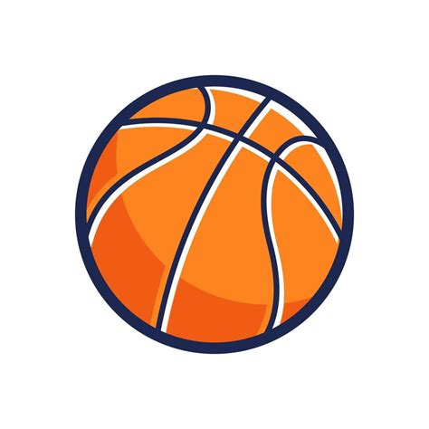 Basketball Ball Vector Illustration Isolated On White Background