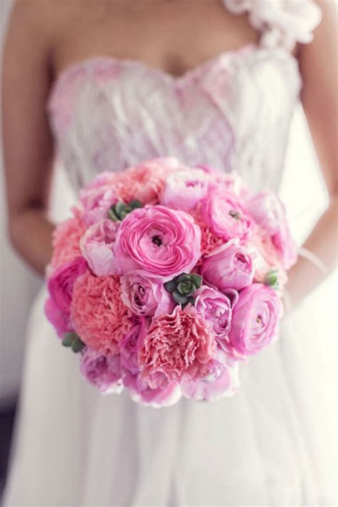 Adorable 20 Marvelous Pink Wedding Bouquets For Bridesmaid
