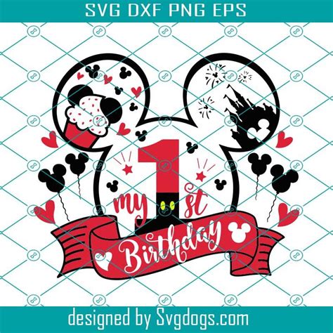 Birthday Design 1st Birthday Free Svg Make And Sell First Birthdays