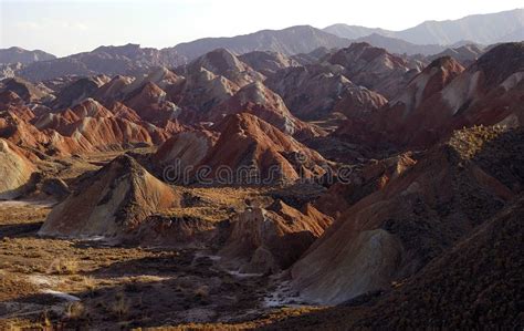 Rainbow Mountain Zhangye Danxia National Geological Park Gobi Desert